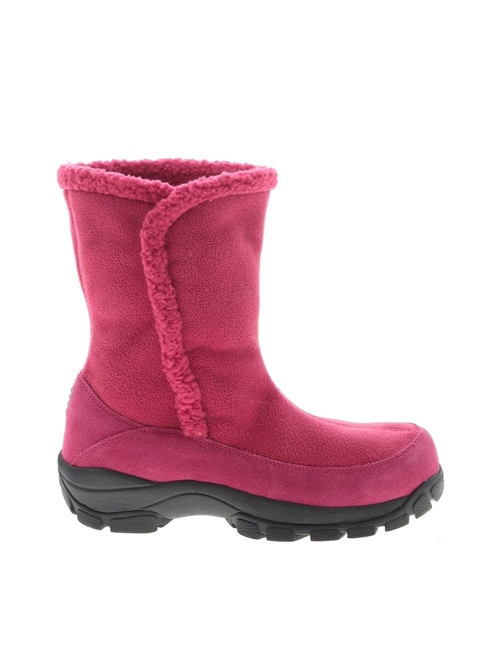 Lands' End Women's Mid-Calf Winter Boot - Pink